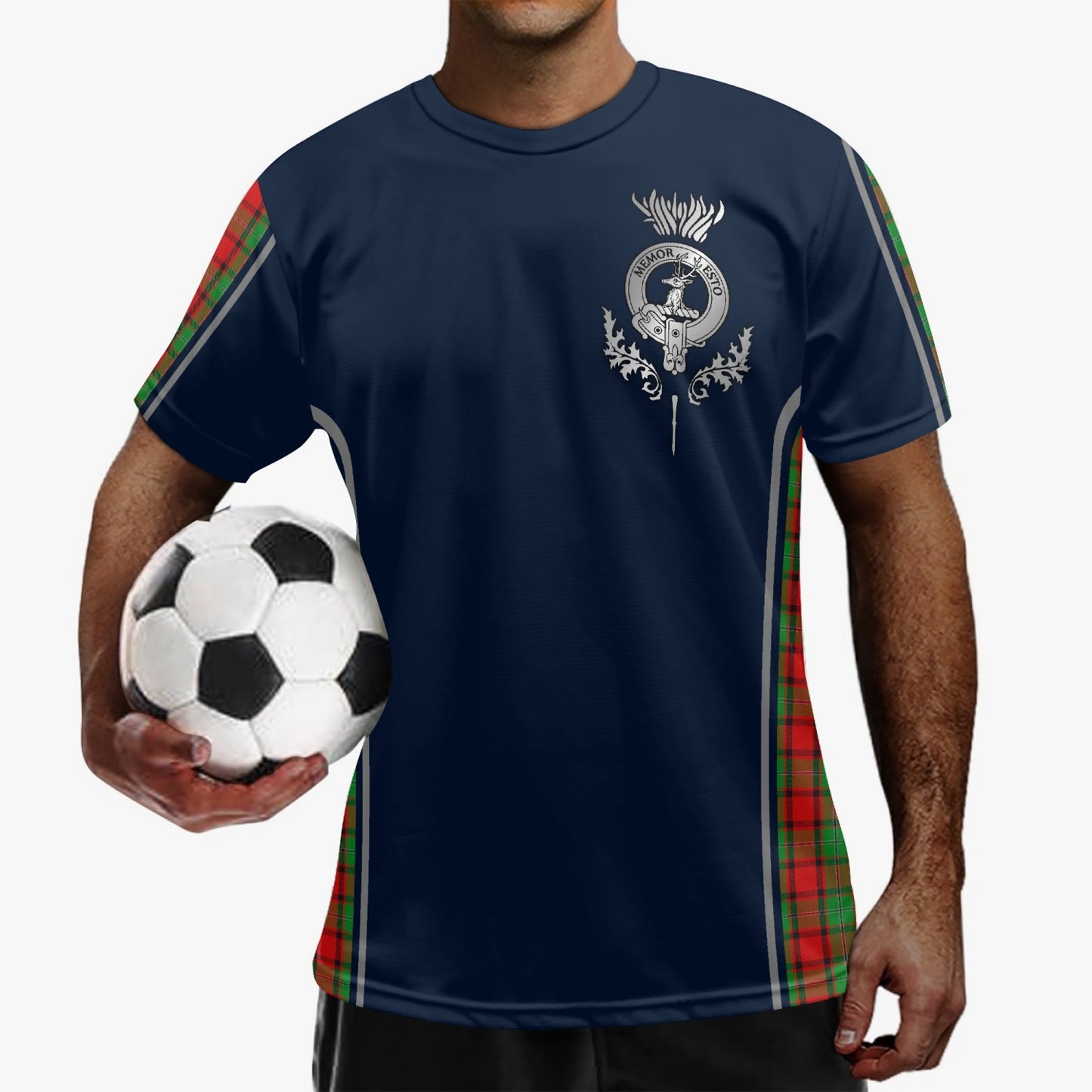 Clan MacPhail Crest & Tartan Soccer Jersey