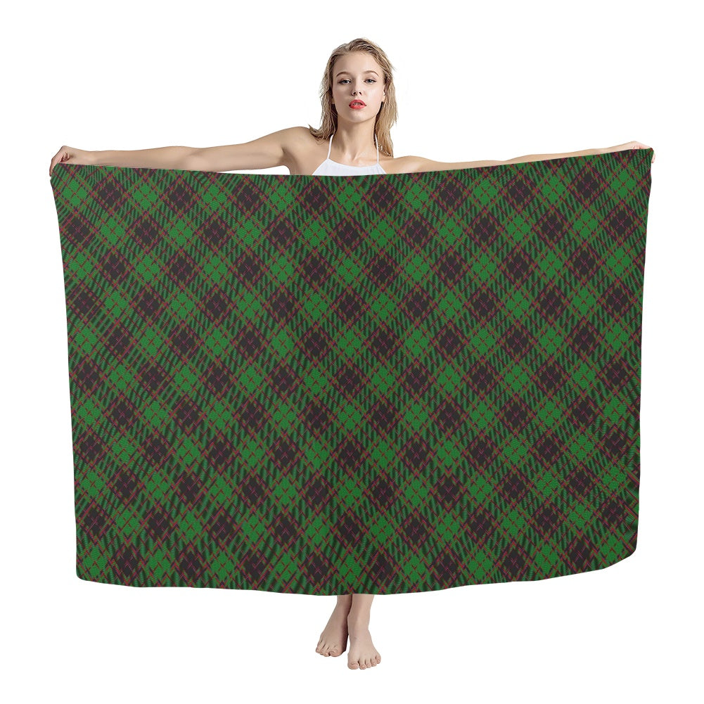 District - Buchan Tartan Bias Chiffon Scarf