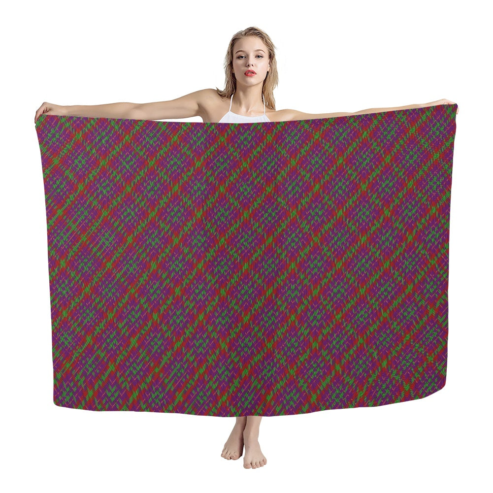Clan Fiddes Tartan Bias Chiffon Scarf