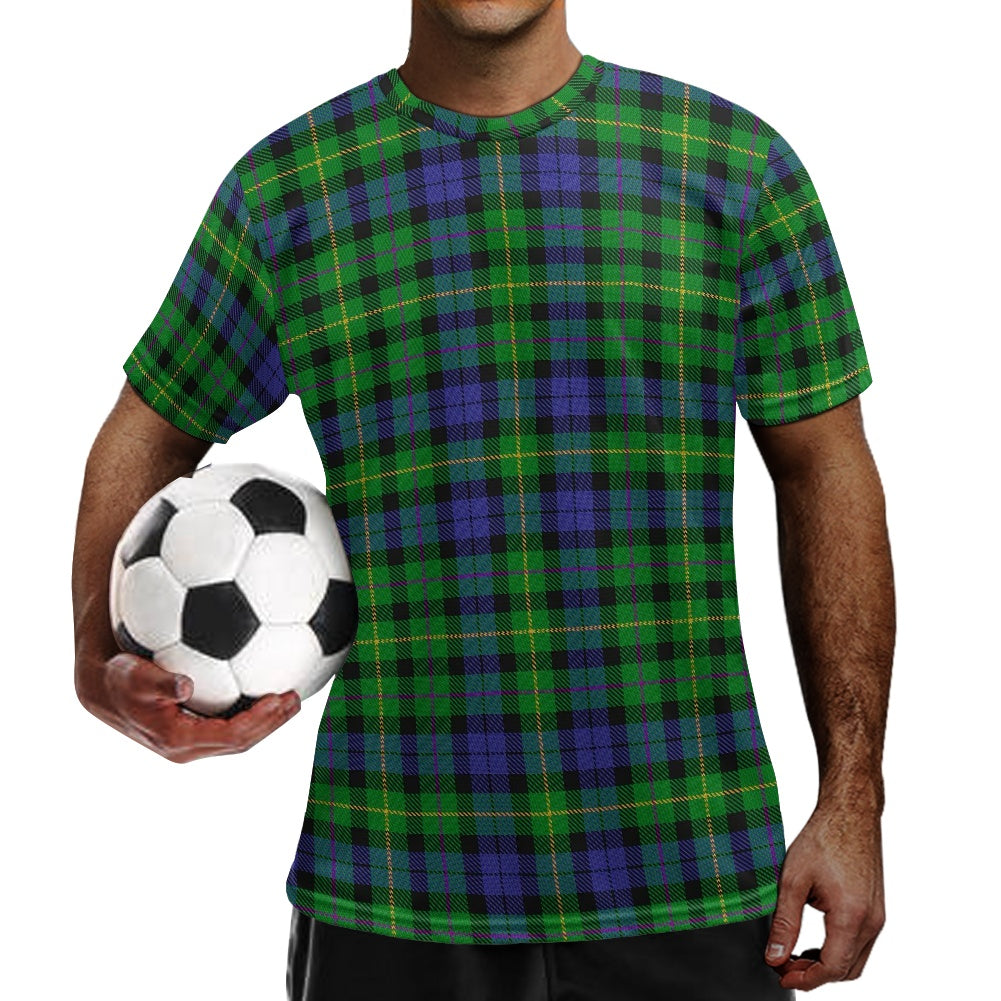 Clan MacBride Tartan Football Shirt white