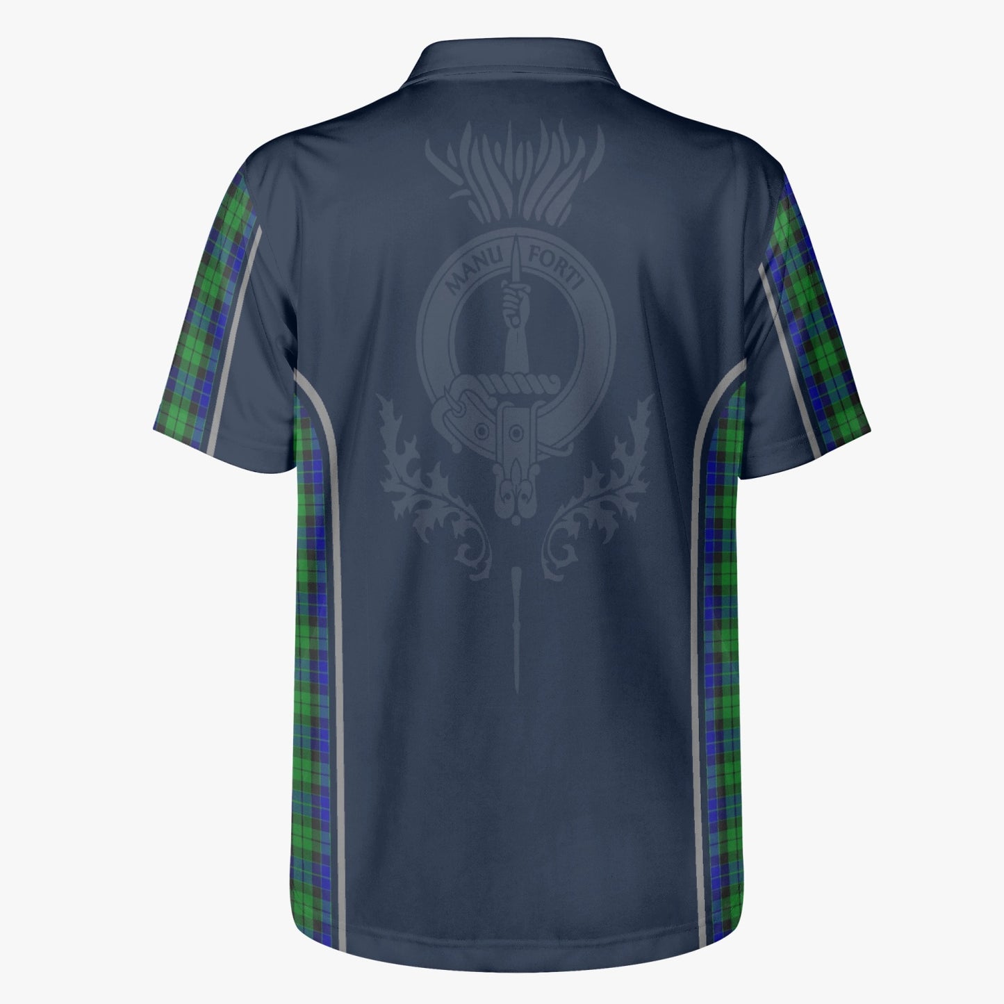 Clan MacKay Crest & Tartan Polo Shirt