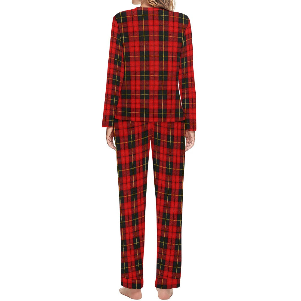 Clan Wallace Tartan Women's Pajama Set