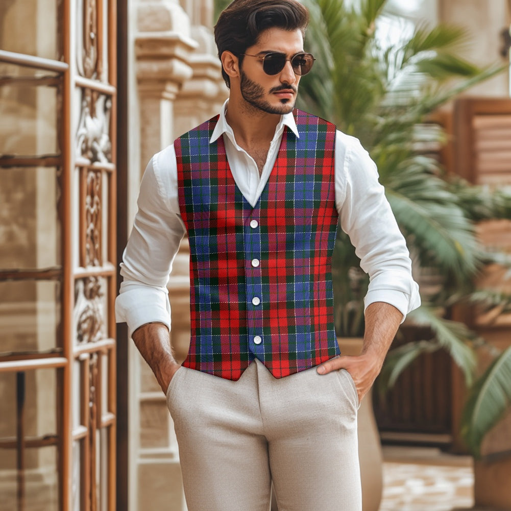 Clan Paterson Red Tartan Waistcoat