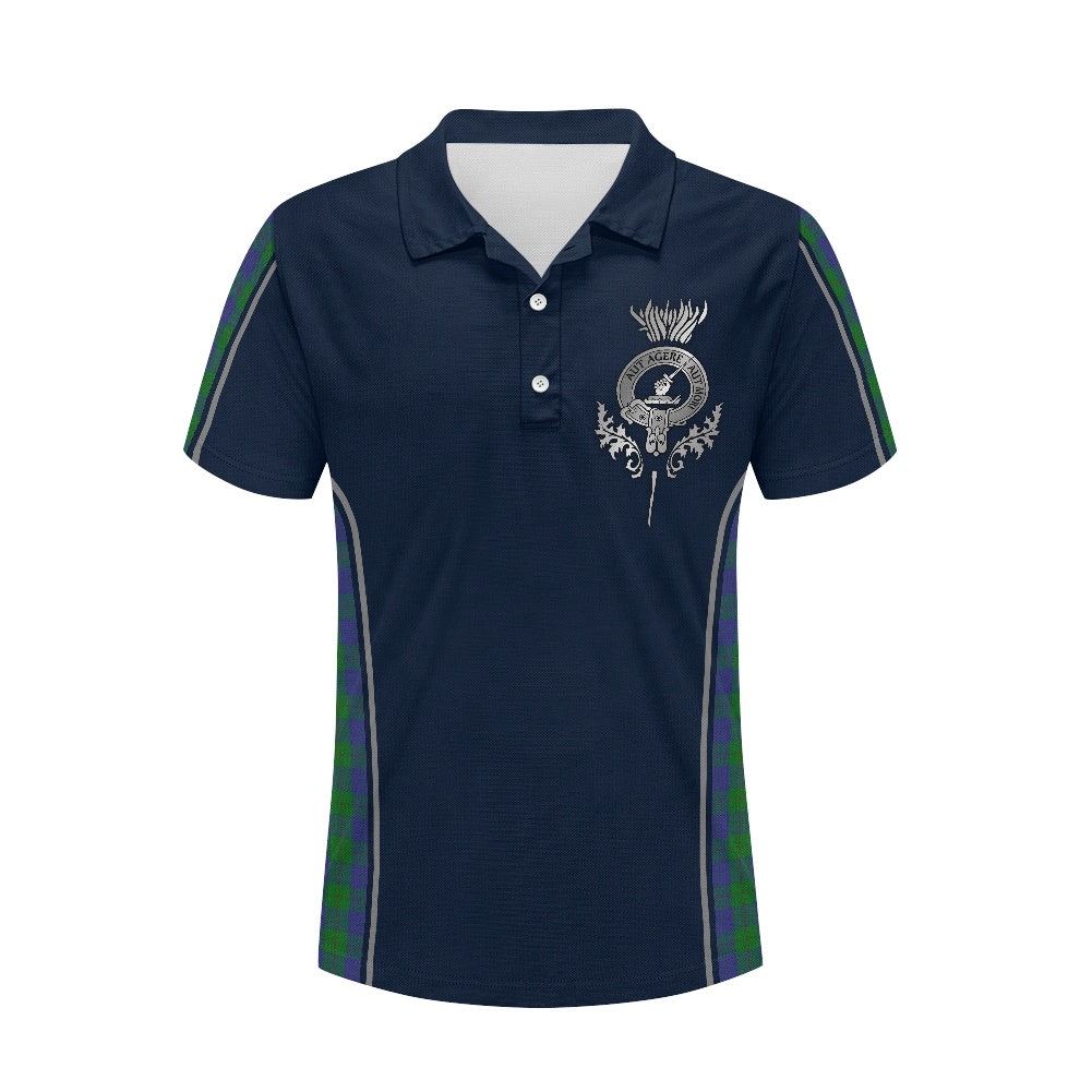 Clan Barclay Crest & Tartan Polo