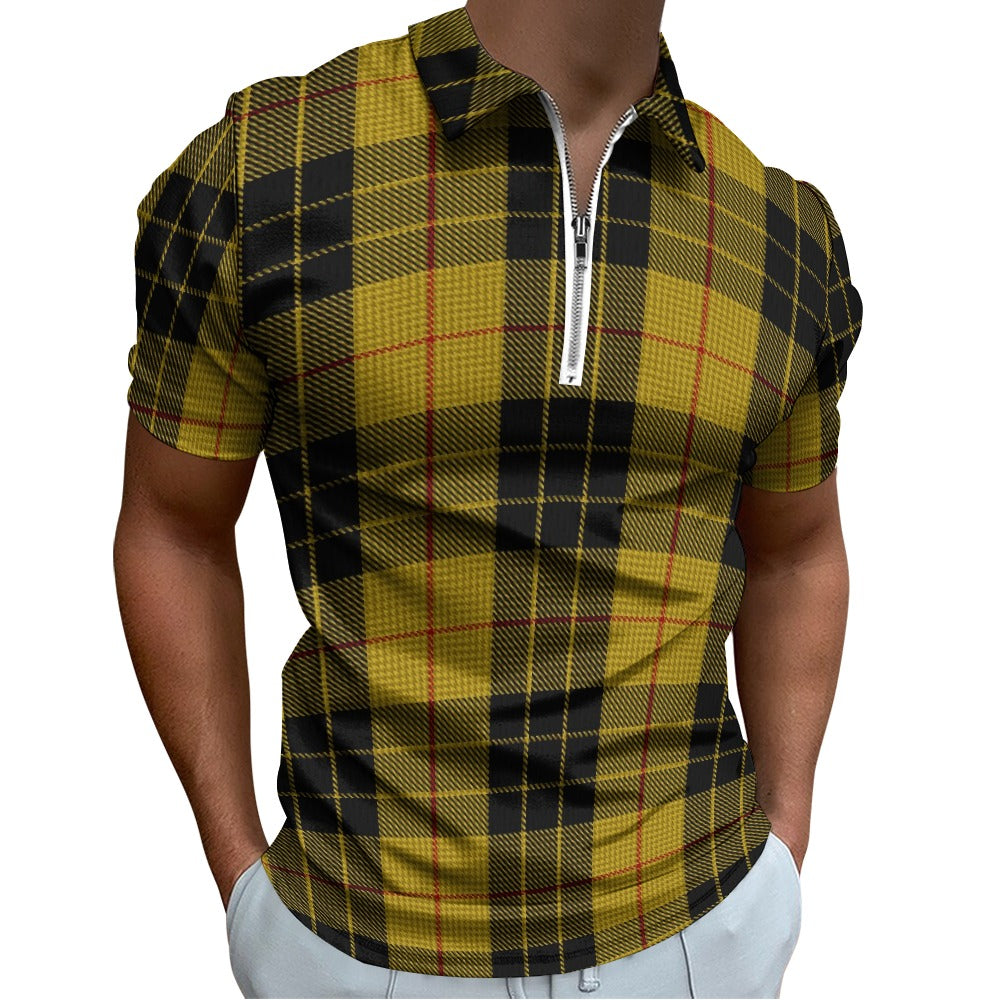 Clan MacLeod Tartan Short Sleeve Polo Shirt