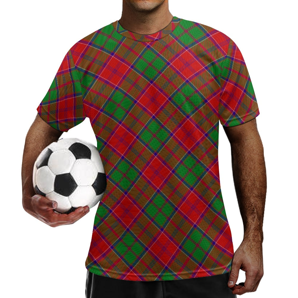 Clan Grant Tartan Football Shirt