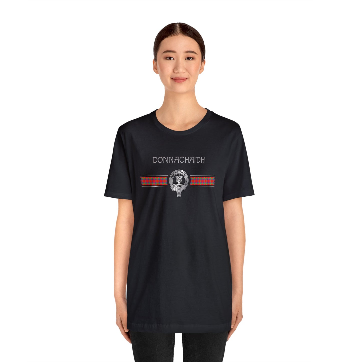 Clan Donnachaidh Crest & Tartan | Unisex T-Shirt