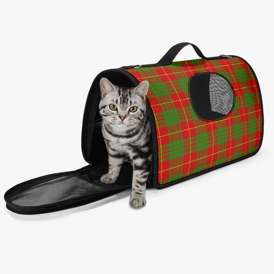 Clan Cameron Tartan Pet Carrier Bag
