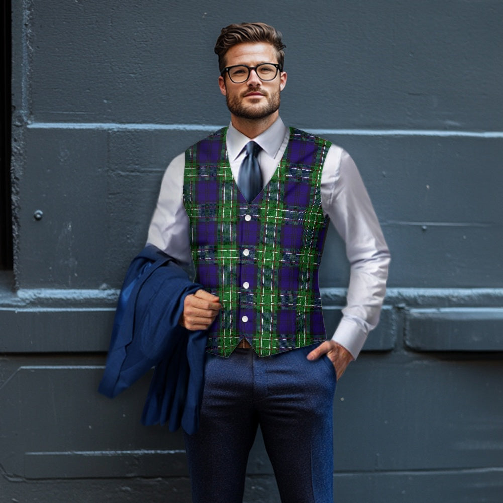 Clan Allen Tartan Suit vest jacket