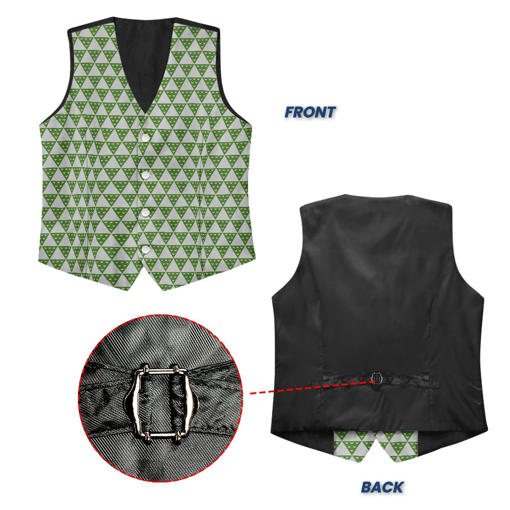 Wagara - Uroko Green Suit vest jacket