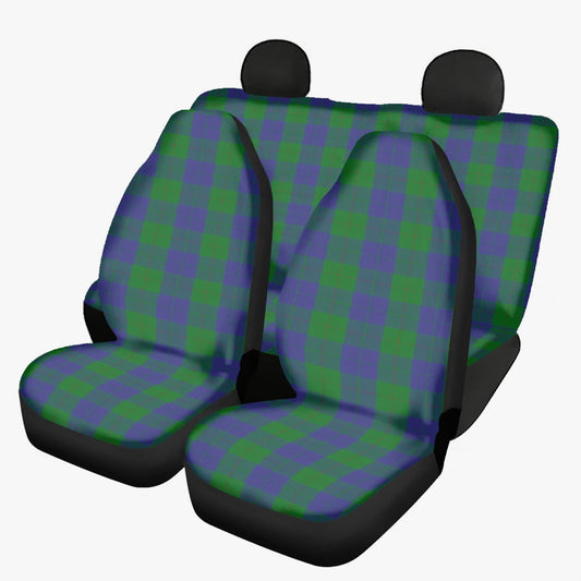 Clan Barclay Tartan Car Seat Covers - 3Pcs