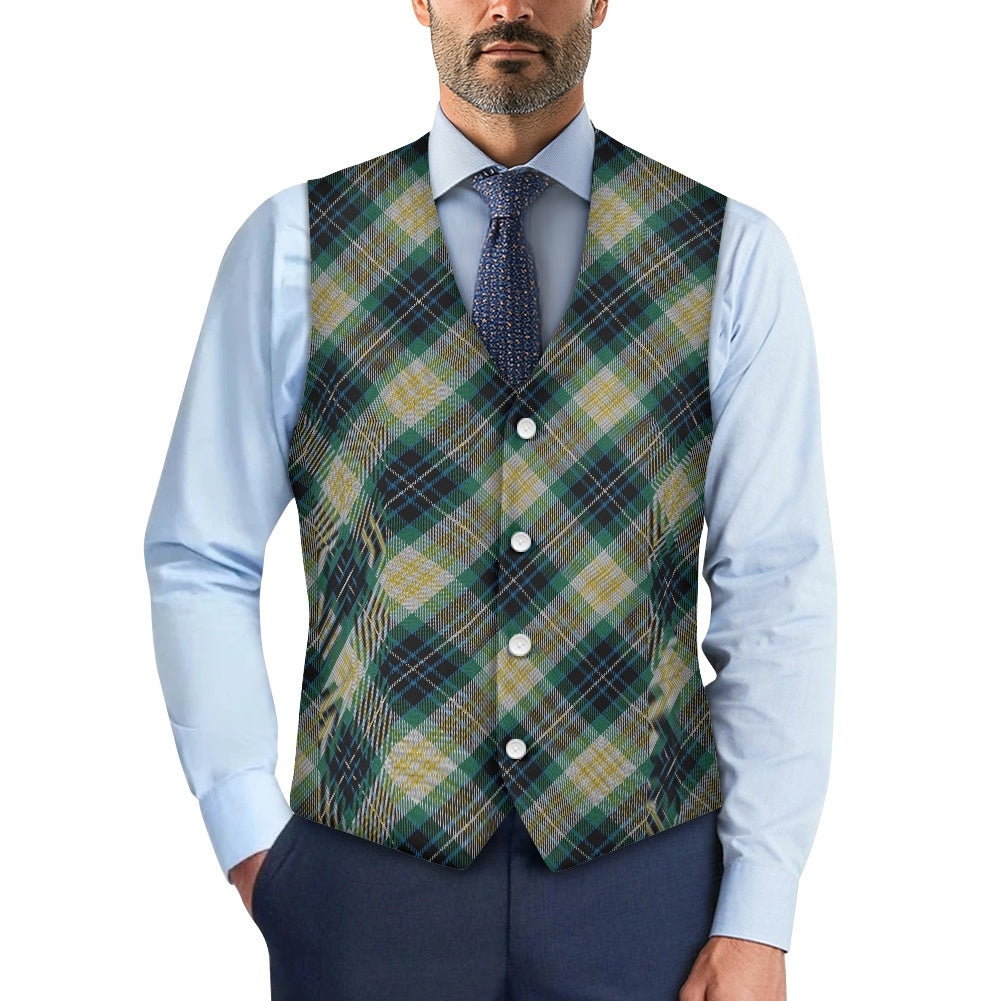Clan Fitzpatrick Tartan Bias Suit vest jacket