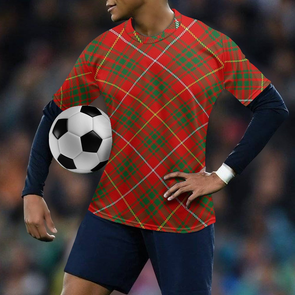 Clan Bruce Tartan Football Shirt