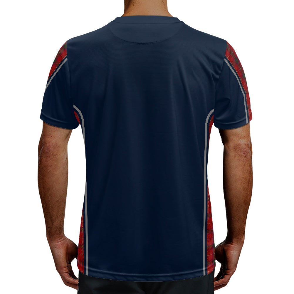 Irish County Galway Tartan Strip Football Shirt