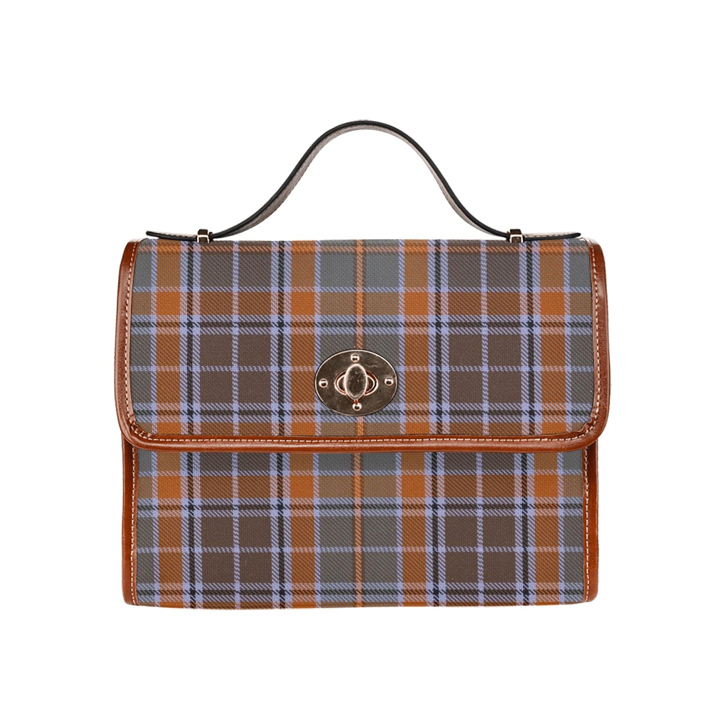 Irish County Leitrim Tartan Canvas Handbag