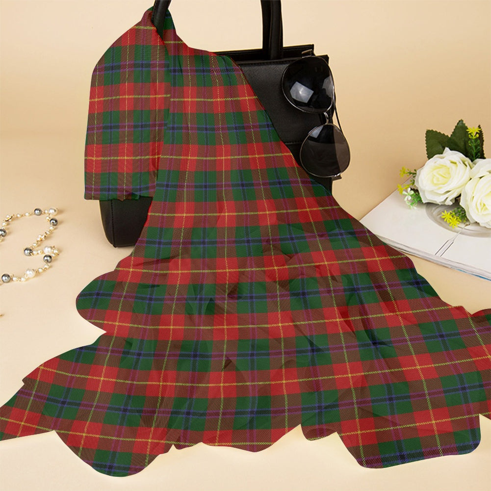 Clan Douglas Roxburgh Tartan Chiffon Scarf