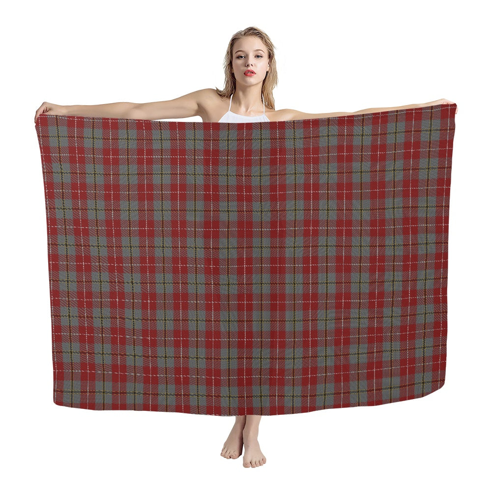 Clan Douglas Ancient Red Tartan Chiffon Scarf