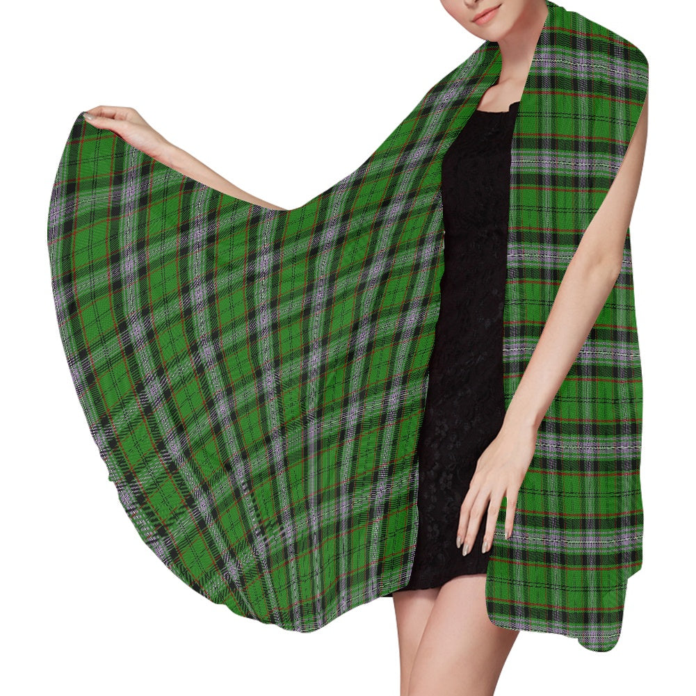 Clan Moss Tartan Chiffon Scarf