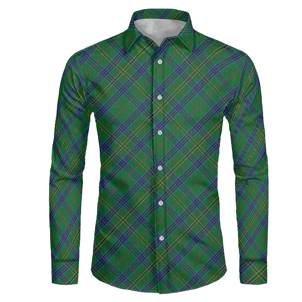 Clan Kennedy Tartan long-sleeved shirt