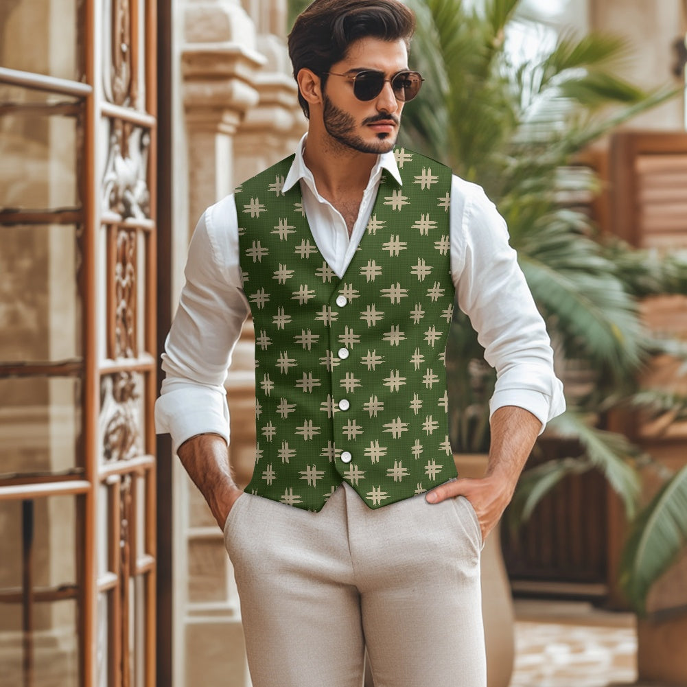 Japanese Wagara - Igeta Suit vest jacket