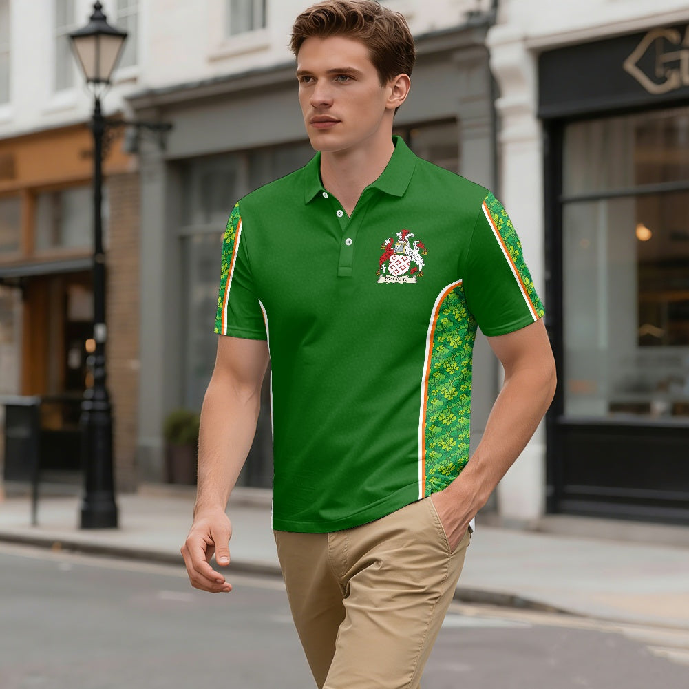 Irish Arms - Bracken Shamrock - Polo Shirt