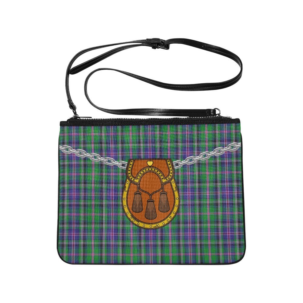 Clan Cooper Tartan Kilt Clutch Bag