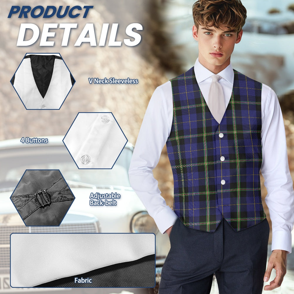 Italian National Tartan Suit vest jacket