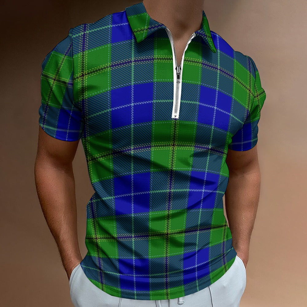 Clan MacClurg Tartan Short sleeve polo shirt