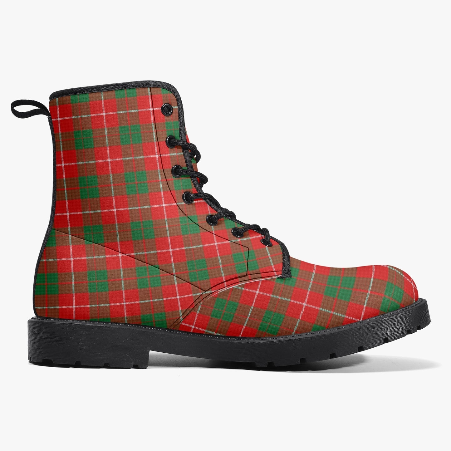 Clan MacKinnon Tartan Leather Boots