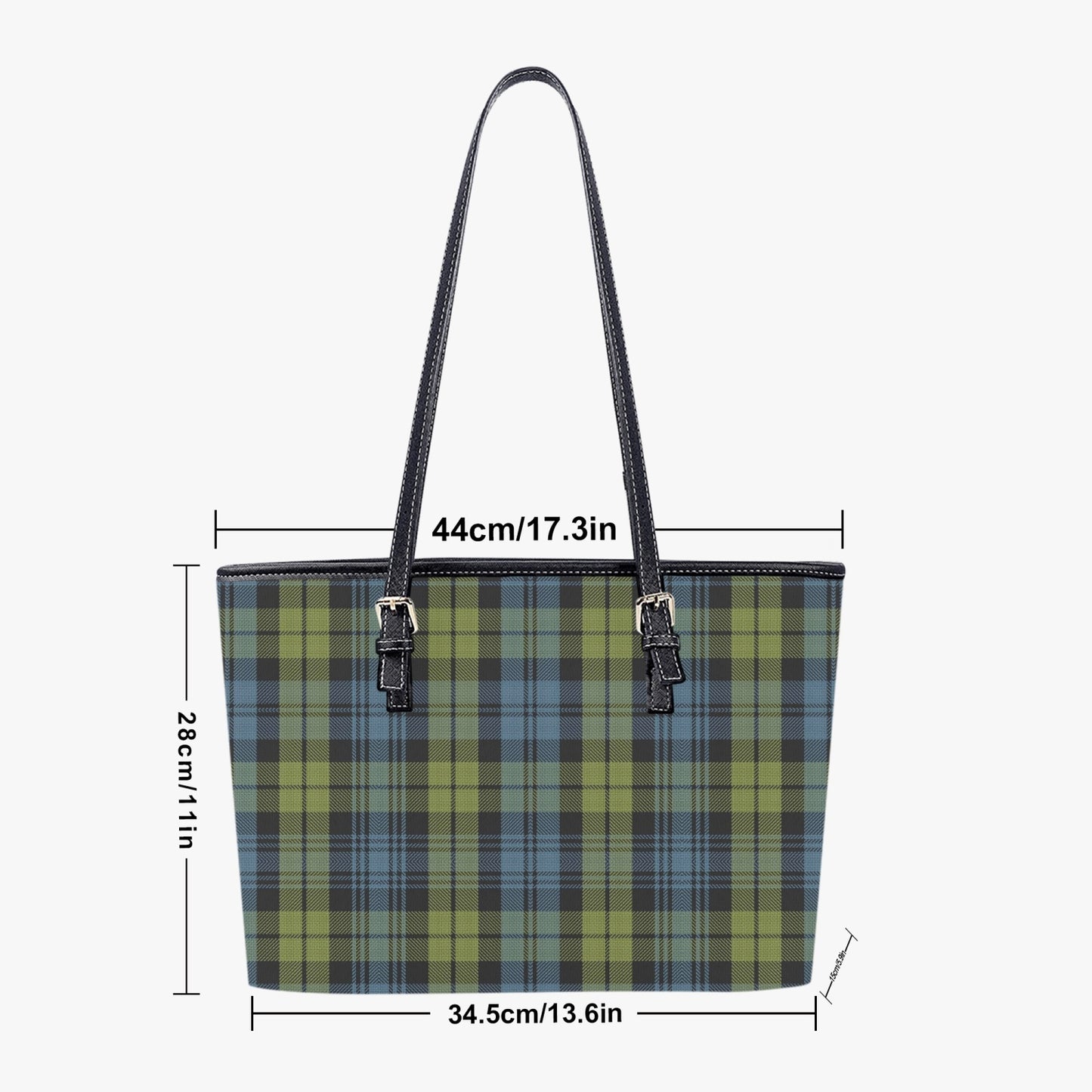 Clan Campbell Large Leather Tote Bag