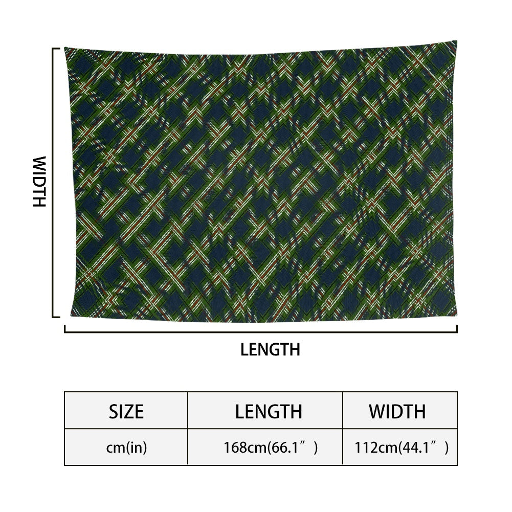 Clan Todd Tartan Bias Chiffon Scarf