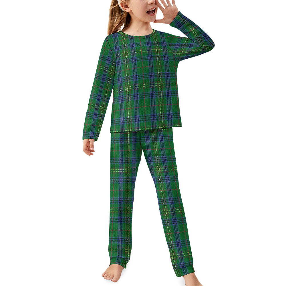 Clan Kennedy Tartan Girl's Pajama suit