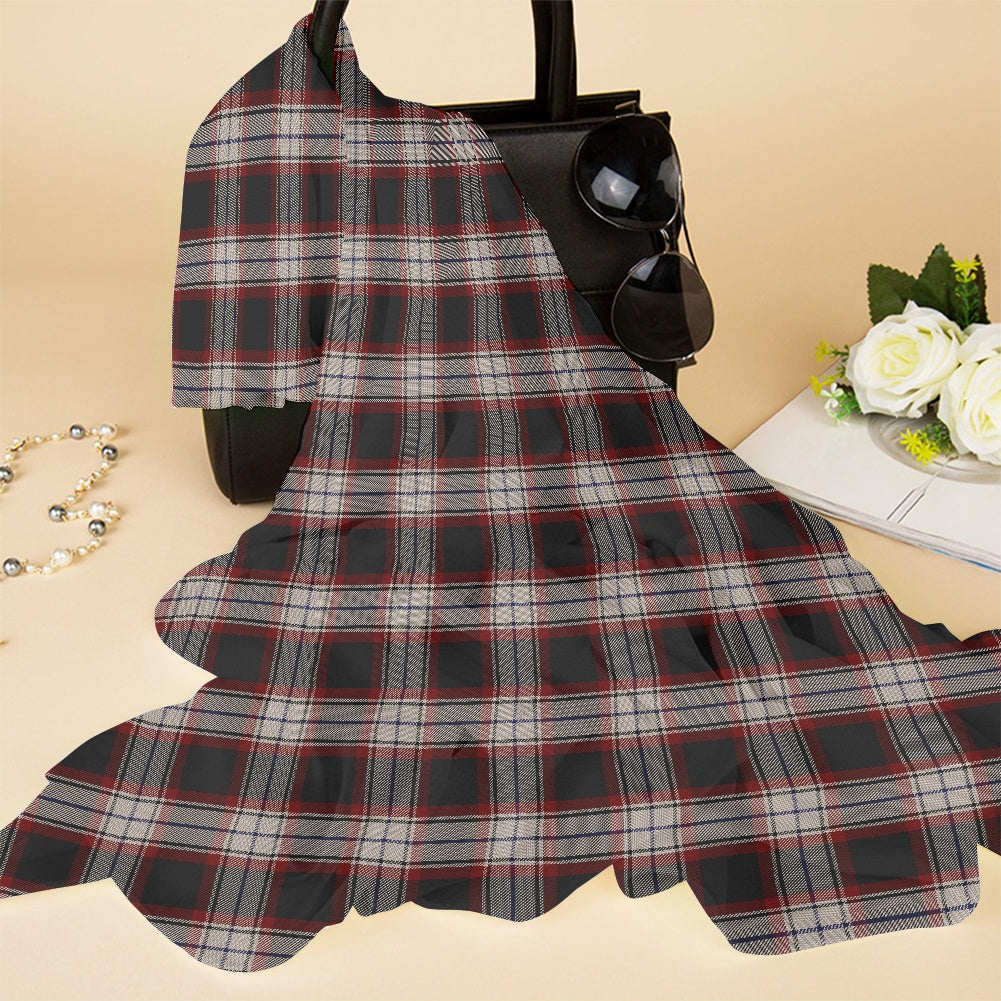 Breizh | Breton | Bretagne Bro-Wened Tartan Chiffon Scarf