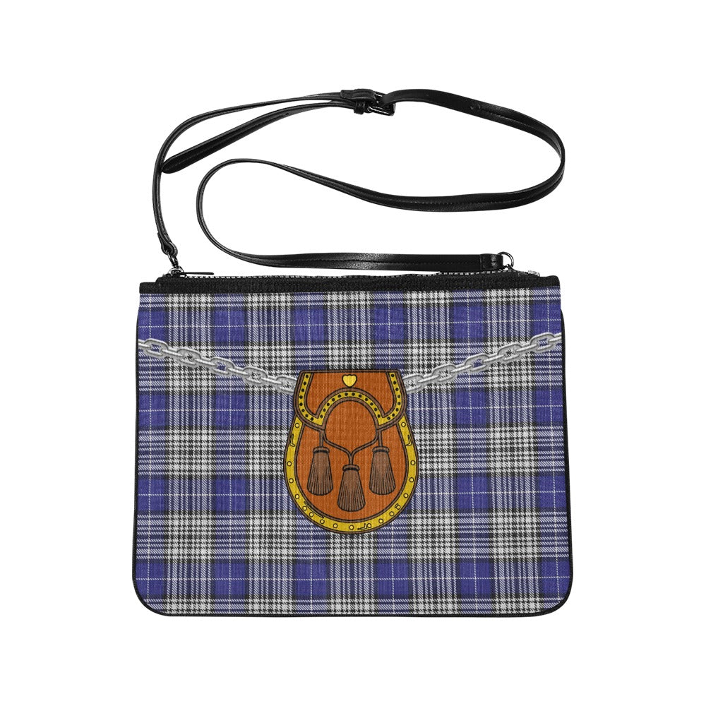 Clan Napier Tartan Kilt Clutch Bag