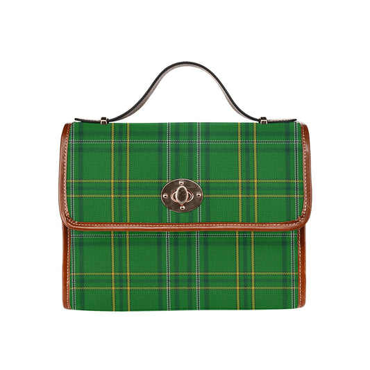 Irish County Wexford Tartan Canvas Handbag