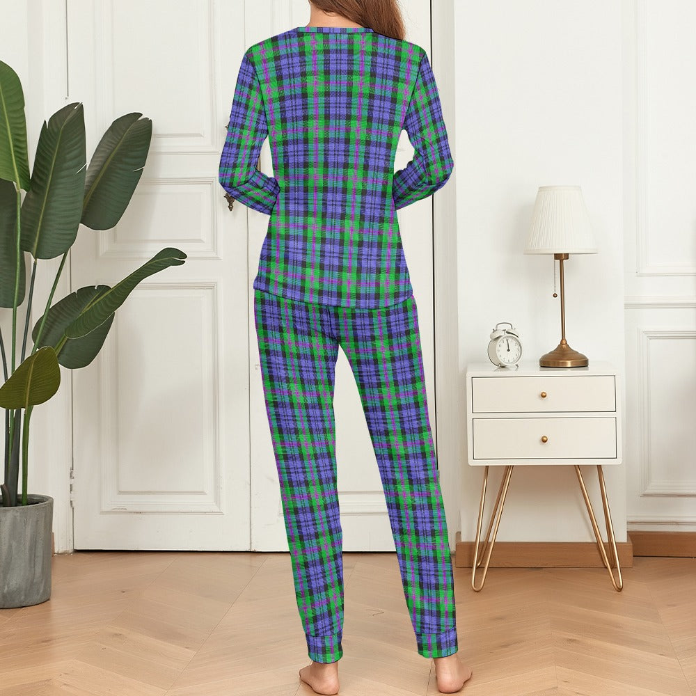 Clan Baird Tartan Women's Pajama Set