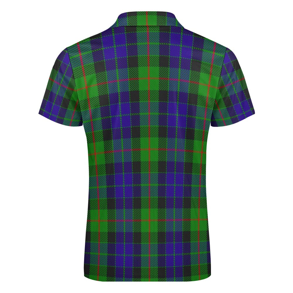 Clan Gunn Tartan Short sleeve polo shirt