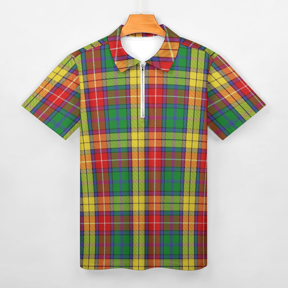 Clan Buchanan Tartan Short sleeve polo shirt