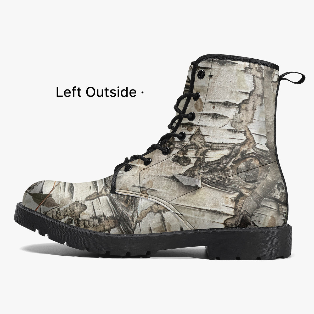 Aspen Bark - Hunting Camouflage - PU Leather Boots