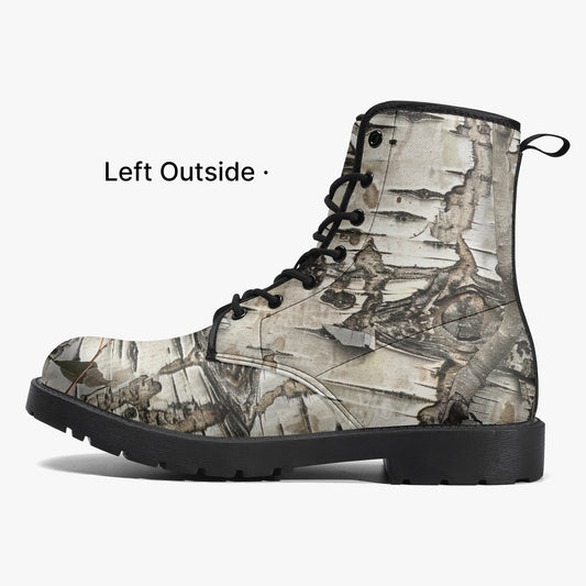 Aspen Bark - Hunting Camouflage - PU Leather Boots