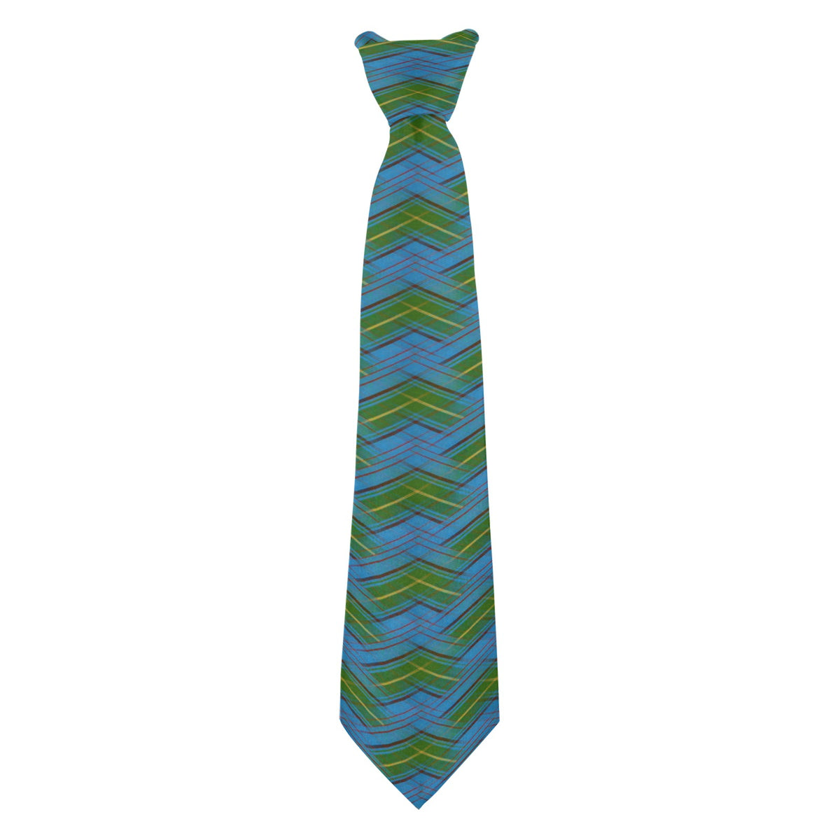 Irish County Donegal Tartan Necktie