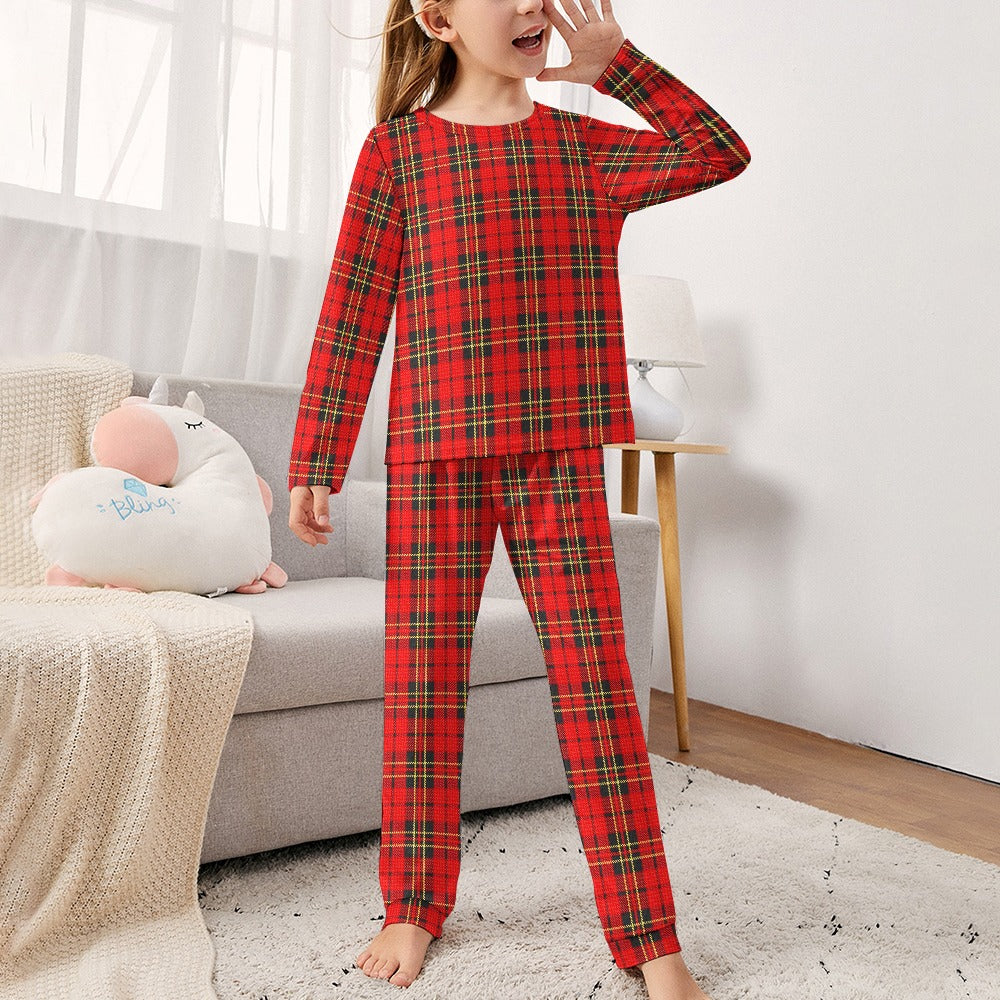 Clan Brodie Tartan Girl's Pajama suit