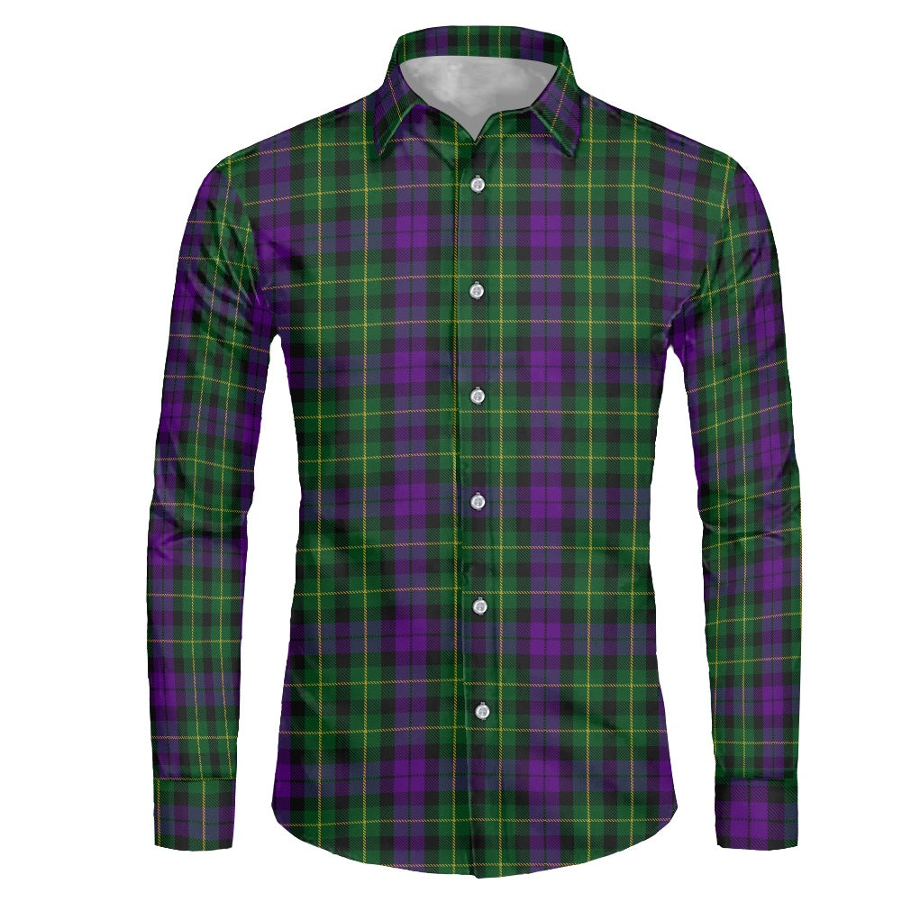Clan Abercrombie Tartan Men's long-sleeved shirt