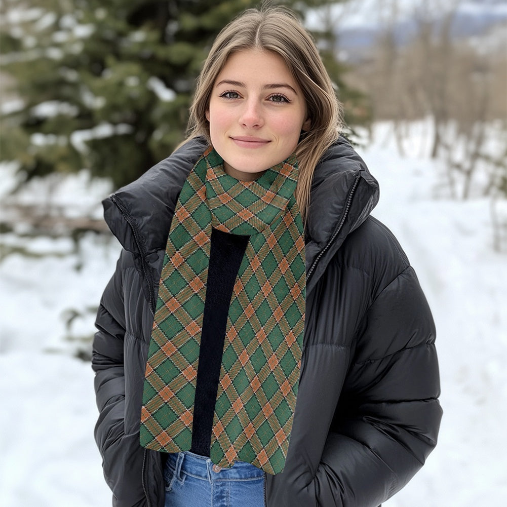 Clan Pollock Tartan Fluffy scarf