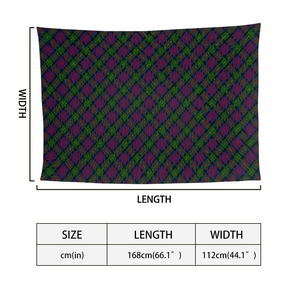Clan Logan Tartan Bias Chiffon Scarf