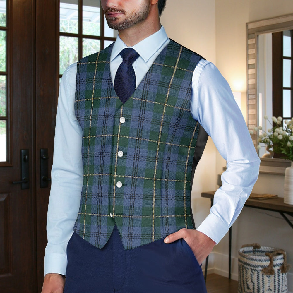 Clan Johnstone Ancient Tartan Suit vest jacket