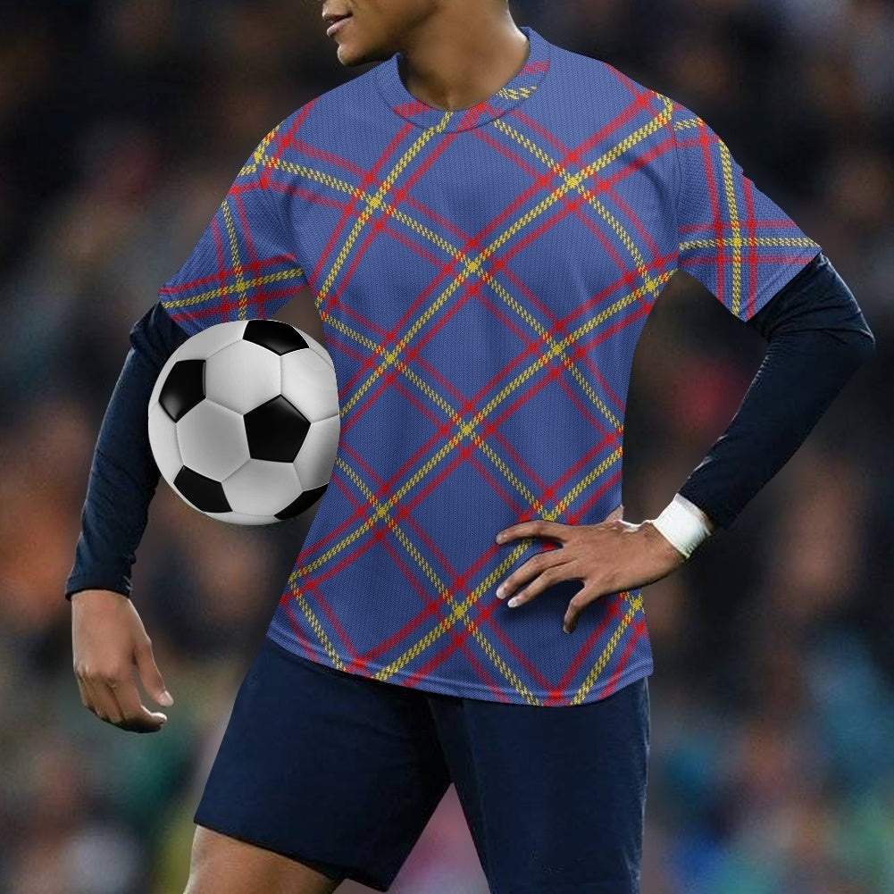 Clan MacLaine Tartan Football Shirt