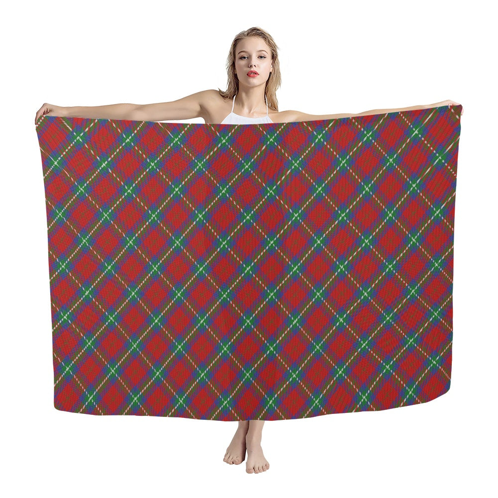 Clan Ruthven Tartan Bias Chiffon Scarf