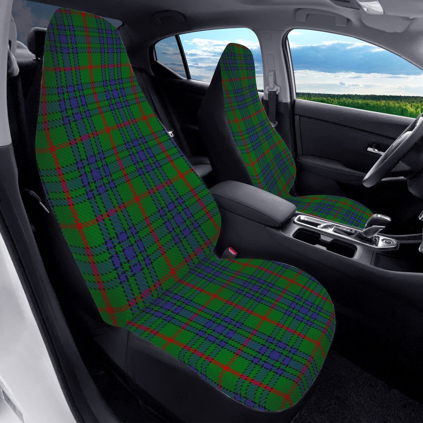 Clan Aiton Tartan Car Seat Covers - 2Pcs