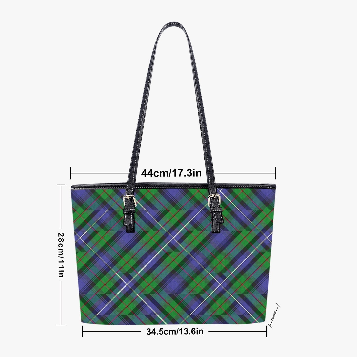 Clan Donnachaidh Large Leather Tote Bag